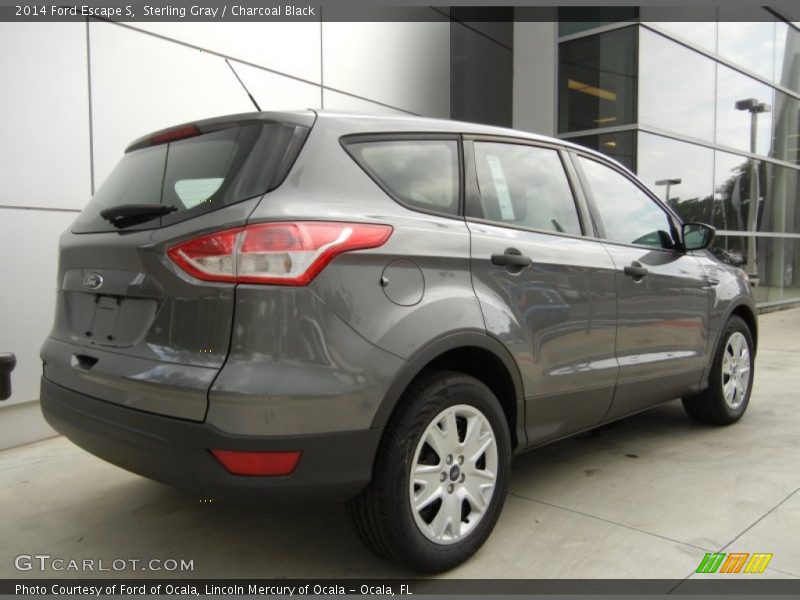 Sterling Gray / Charcoal Black 2014 Ford Escape S