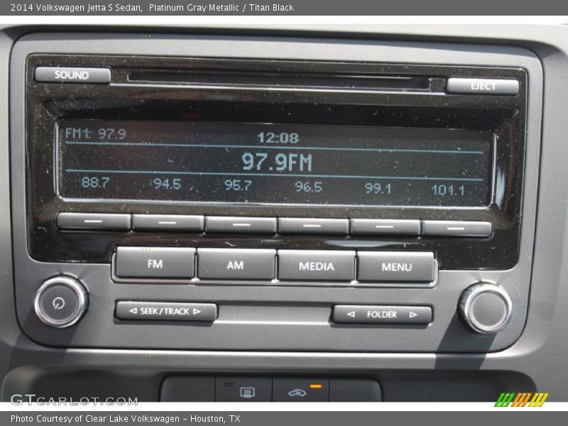 Platinum Gray Metallic / Titan Black 2014 Volkswagen Jetta S Sedan