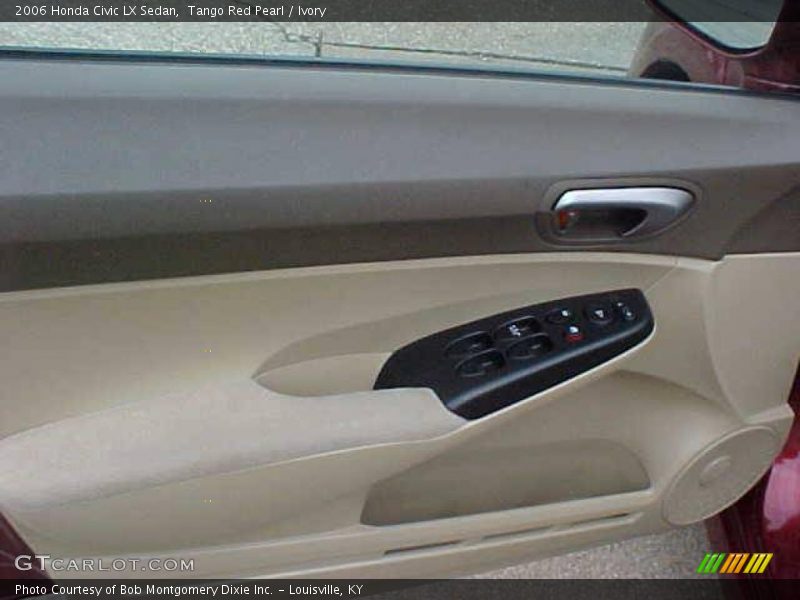 Tango Red Pearl / Ivory 2006 Honda Civic LX Sedan