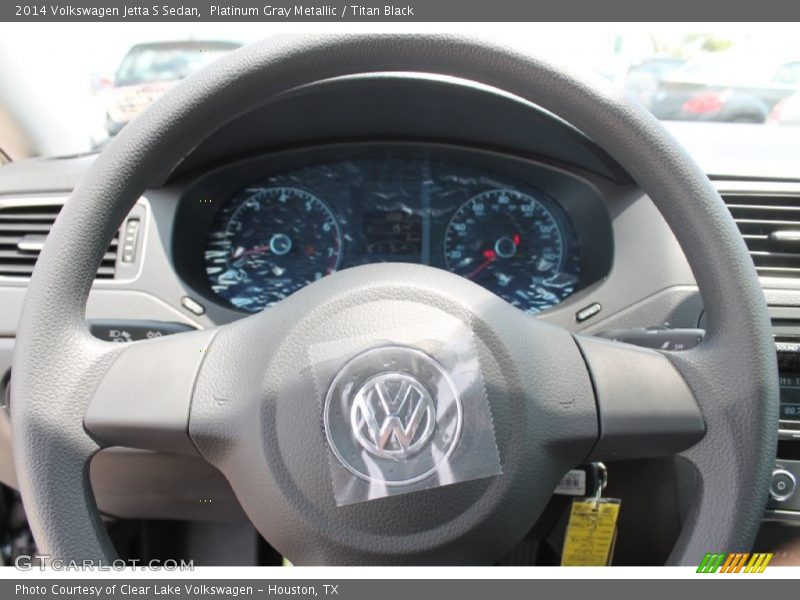 Platinum Gray Metallic / Titan Black 2014 Volkswagen Jetta S Sedan