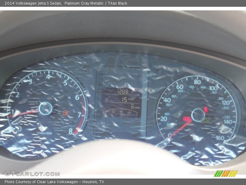 Platinum Gray Metallic / Titan Black 2014 Volkswagen Jetta S Sedan