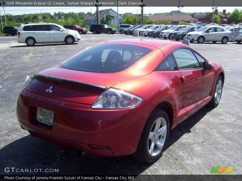 Sunset Orange Pearlescent / Dark Charcoal 2008 Mitsubishi Eclipse GS Coupe