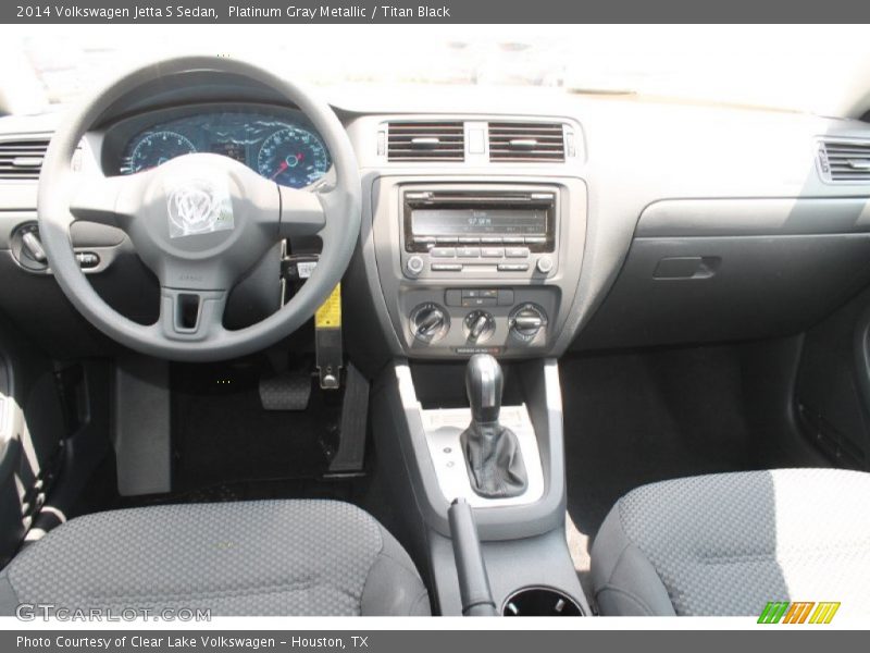 Platinum Gray Metallic / Titan Black 2014 Volkswagen Jetta S Sedan