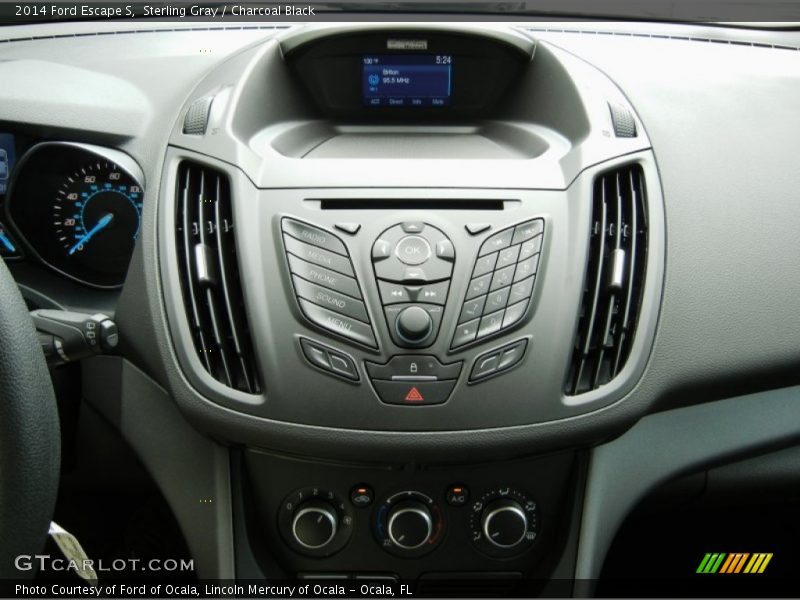 Sterling Gray / Charcoal Black 2014 Ford Escape S