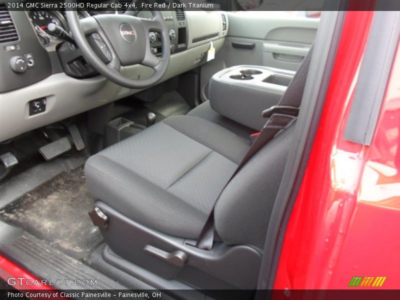 Fire Red / Dark Titanium 2014 GMC Sierra 2500HD Regular Cab 4x4