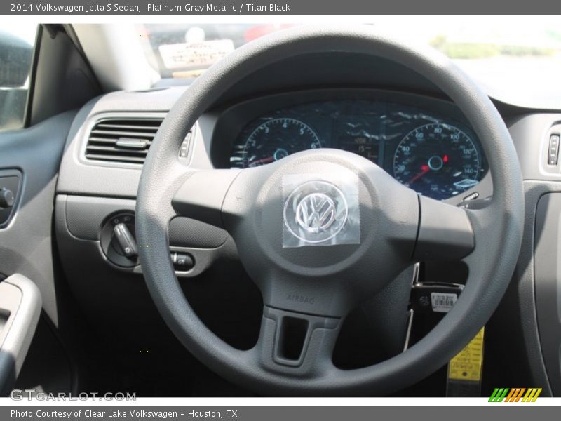 Platinum Gray Metallic / Titan Black 2014 Volkswagen Jetta S Sedan