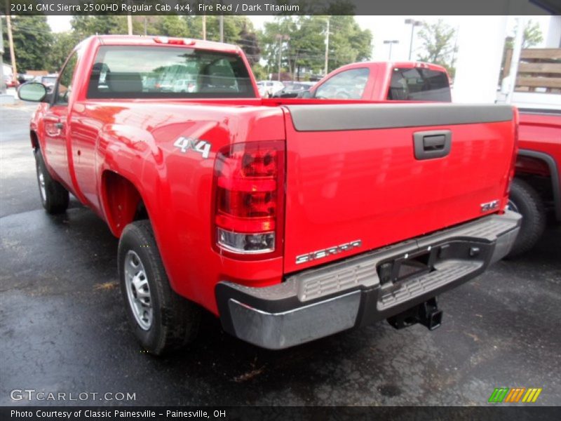 Fire Red / Dark Titanium 2014 GMC Sierra 2500HD Regular Cab 4x4