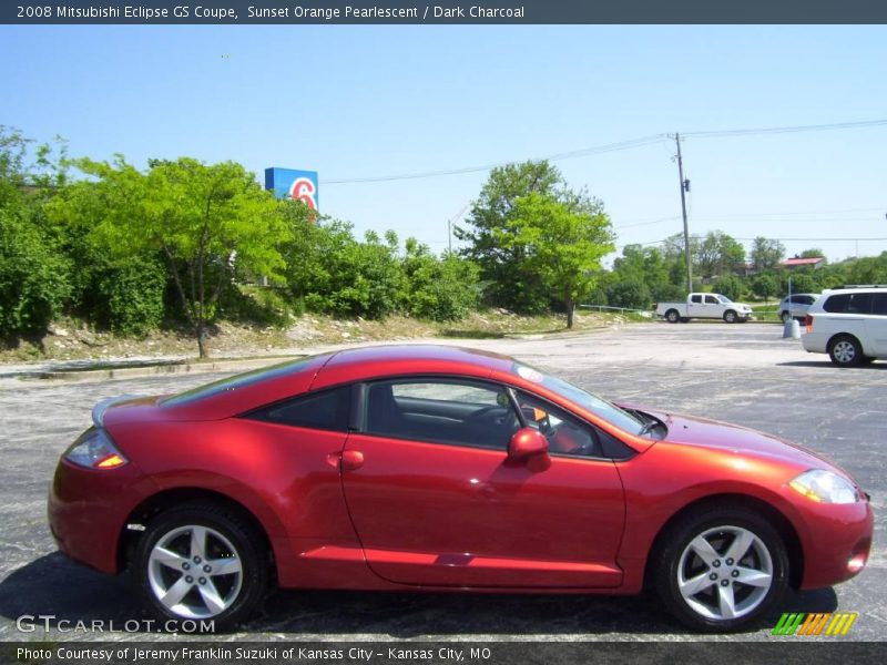 Sunset Orange Pearlescent / Dark Charcoal 2008 Mitsubishi Eclipse GS Coupe