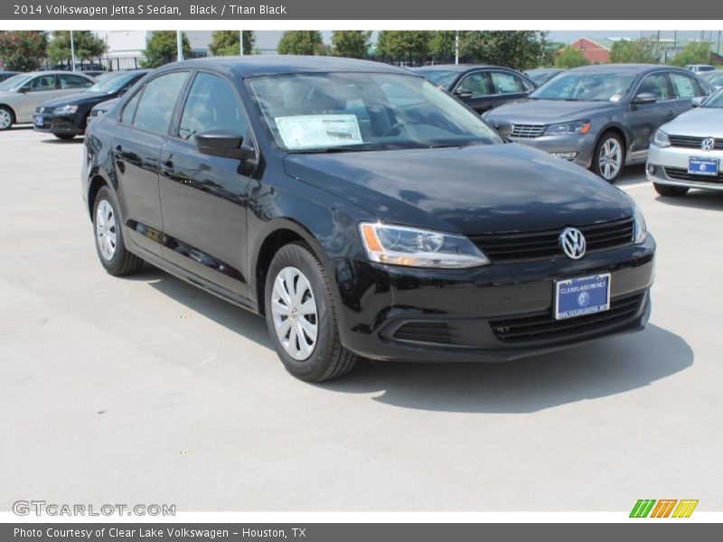 Black / Titan Black 2014 Volkswagen Jetta S Sedan