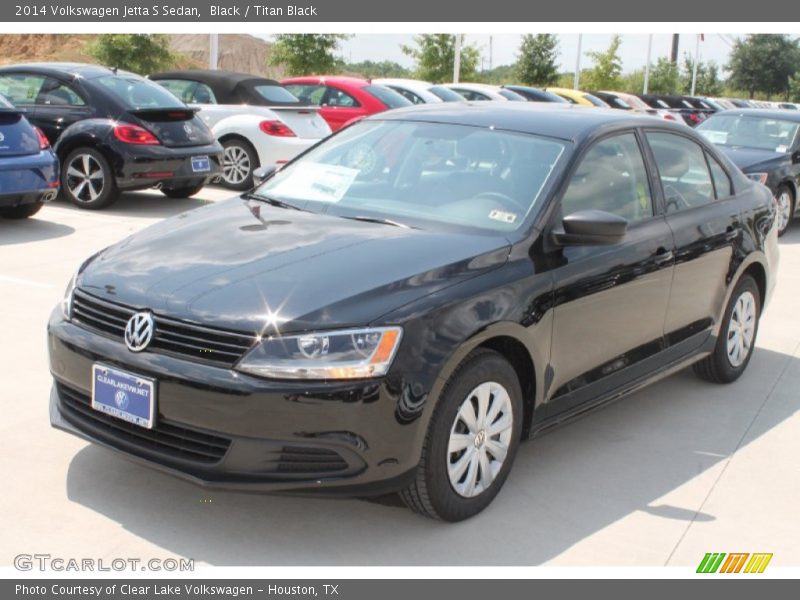 Black / Titan Black 2014 Volkswagen Jetta S Sedan