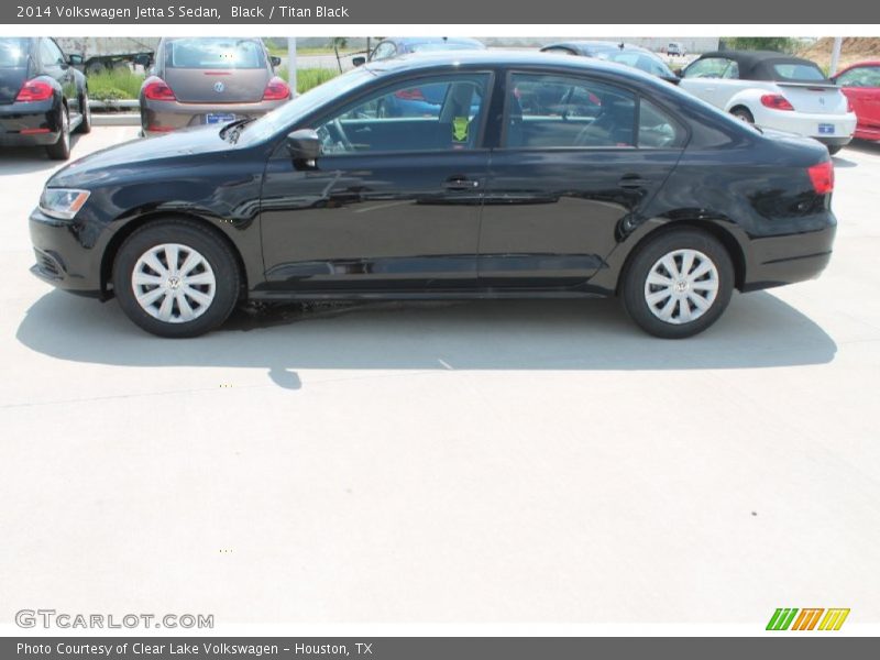 Black / Titan Black 2014 Volkswagen Jetta S Sedan
