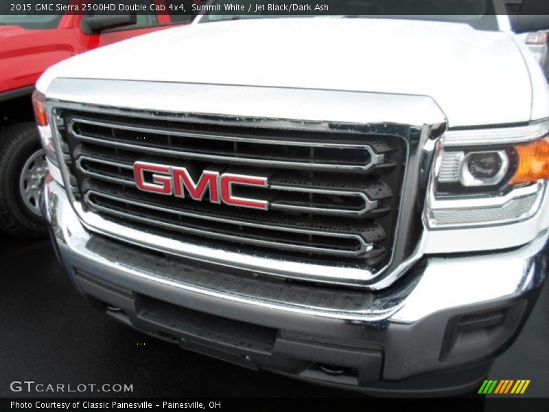 Summit White / Jet Black/Dark Ash 2015 GMC Sierra 2500HD Double Cab 4x4