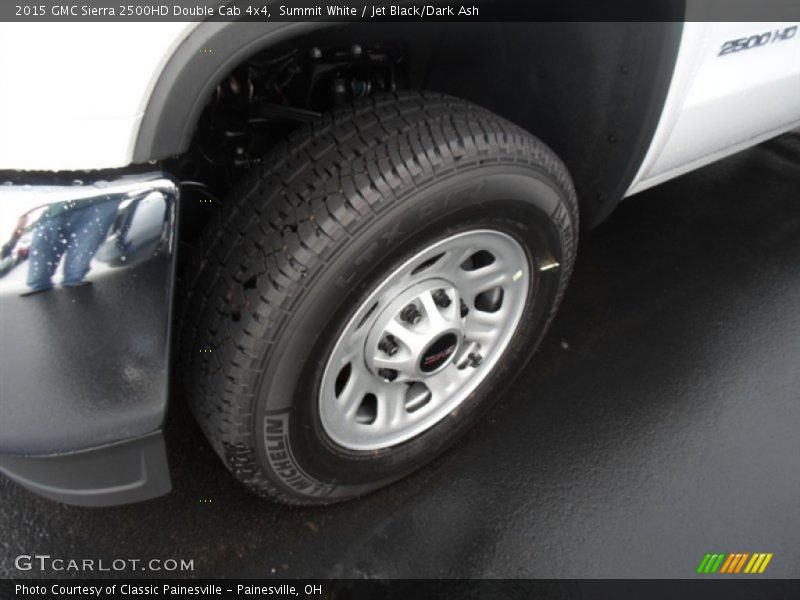 Summit White / Jet Black/Dark Ash 2015 GMC Sierra 2500HD Double Cab 4x4
