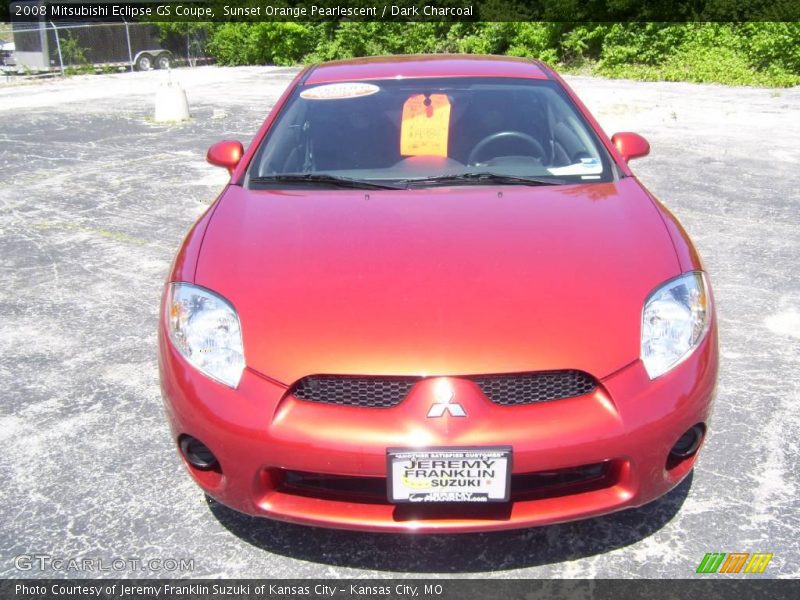 Sunset Orange Pearlescent / Dark Charcoal 2008 Mitsubishi Eclipse GS Coupe