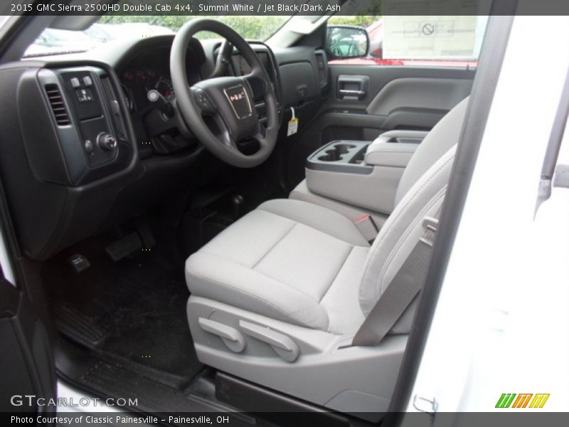 Summit White / Jet Black/Dark Ash 2015 GMC Sierra 2500HD Double Cab 4x4