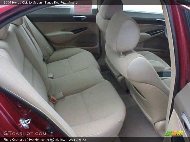 Tango Red Pearl / Ivory 2006 Honda Civic LX Sedan