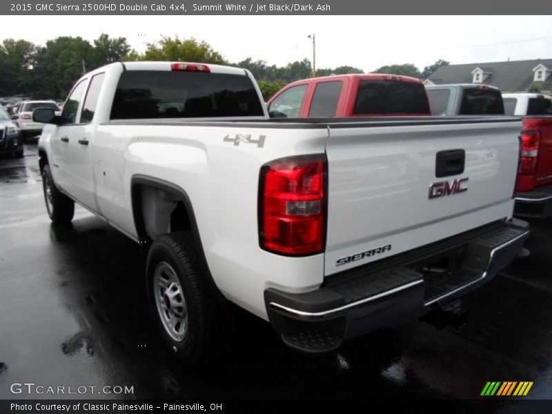 Summit White / Jet Black/Dark Ash 2015 GMC Sierra 2500HD Double Cab 4x4