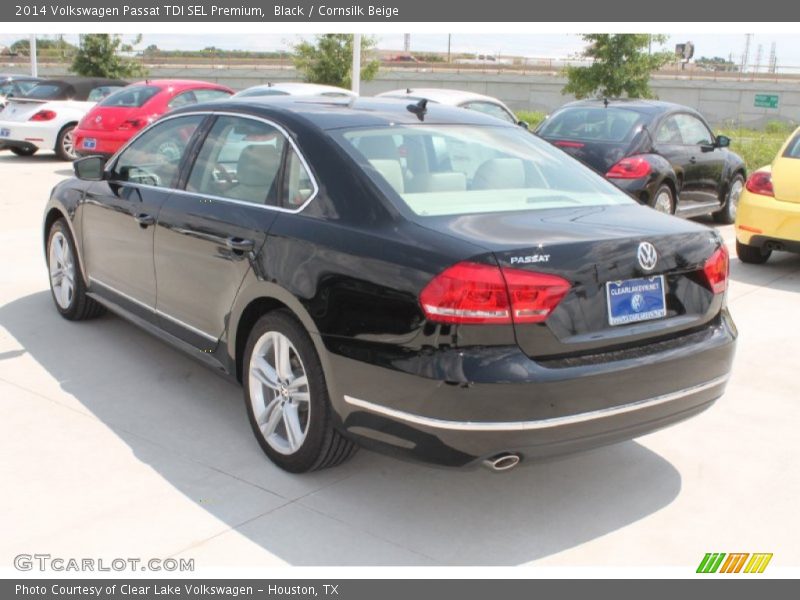 Black / Cornsilk Beige 2014 Volkswagen Passat TDI SEL Premium