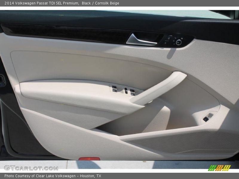 Black / Cornsilk Beige 2014 Volkswagen Passat TDI SEL Premium
