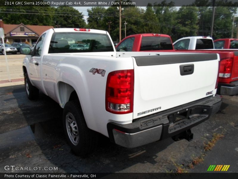 Summit White / Dark Titanium 2014 GMC Sierra 2500HD Regular Cab 4x4