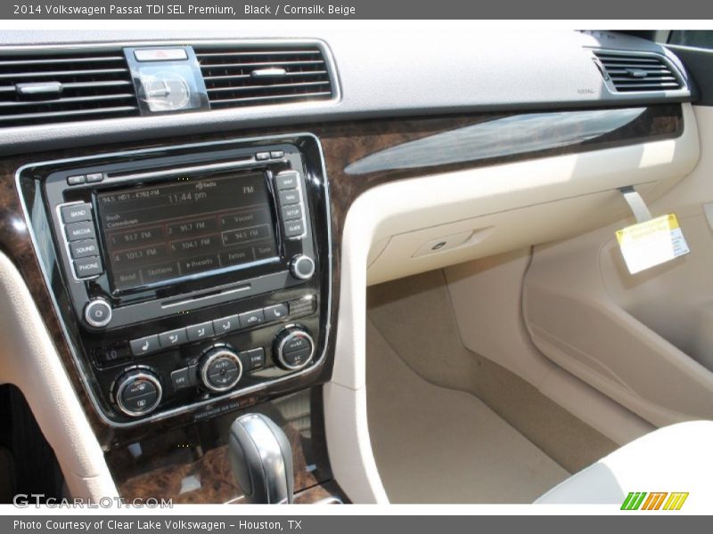 Black / Cornsilk Beige 2014 Volkswagen Passat TDI SEL Premium
