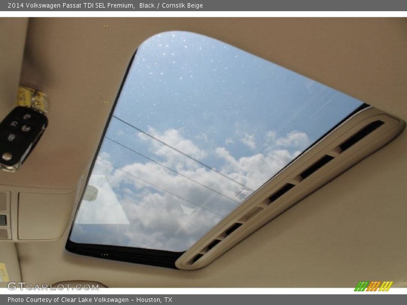 Black / Cornsilk Beige 2014 Volkswagen Passat TDI SEL Premium