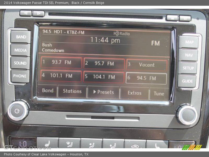 Black / Cornsilk Beige 2014 Volkswagen Passat TDI SEL Premium