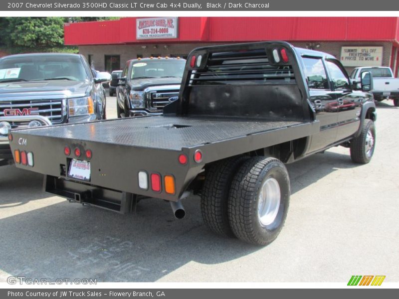 Black / Dark Charcoal 2007 Chevrolet Silverado 3500HD Classic LT Crew Cab 4x4 Dually
