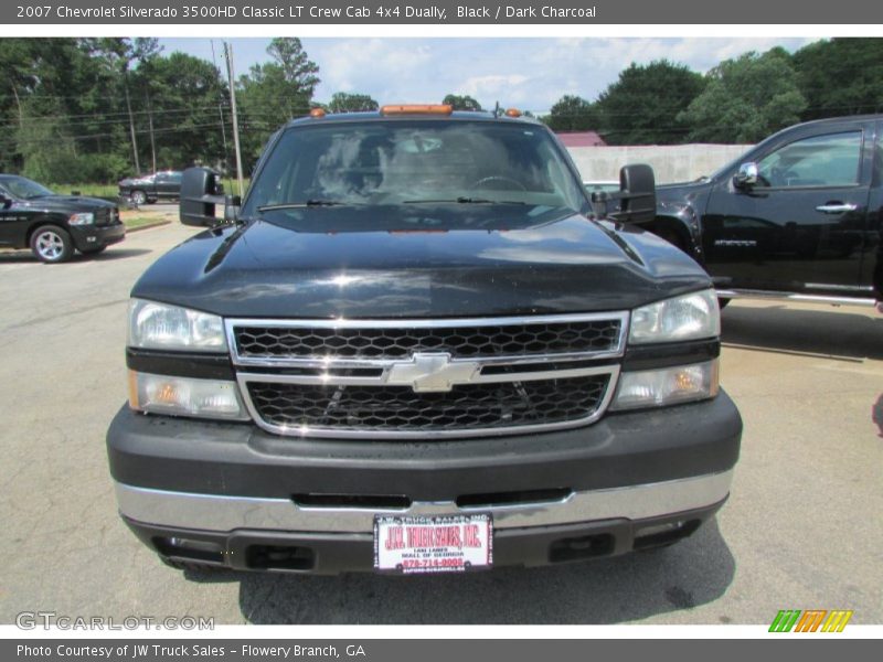 Black / Dark Charcoal 2007 Chevrolet Silverado 3500HD Classic LT Crew Cab 4x4 Dually