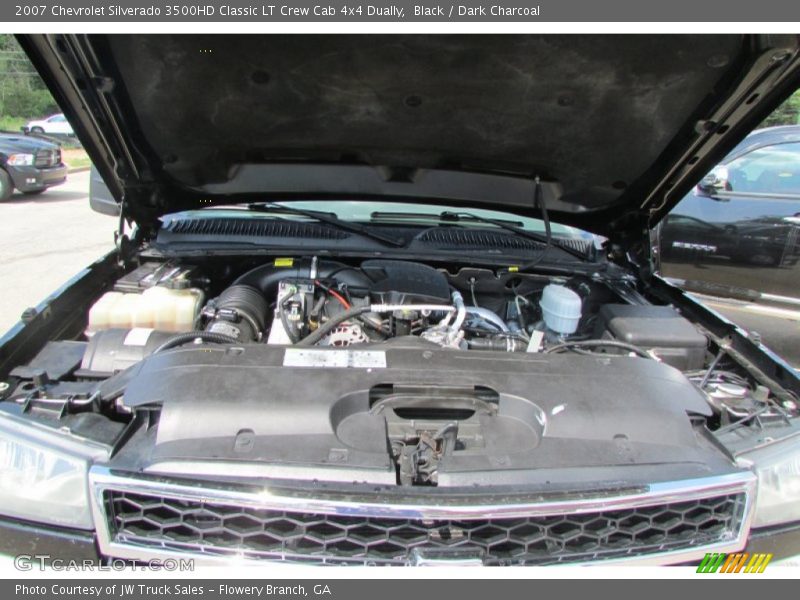 Black / Dark Charcoal 2007 Chevrolet Silverado 3500HD Classic LT Crew Cab 4x4 Dually
