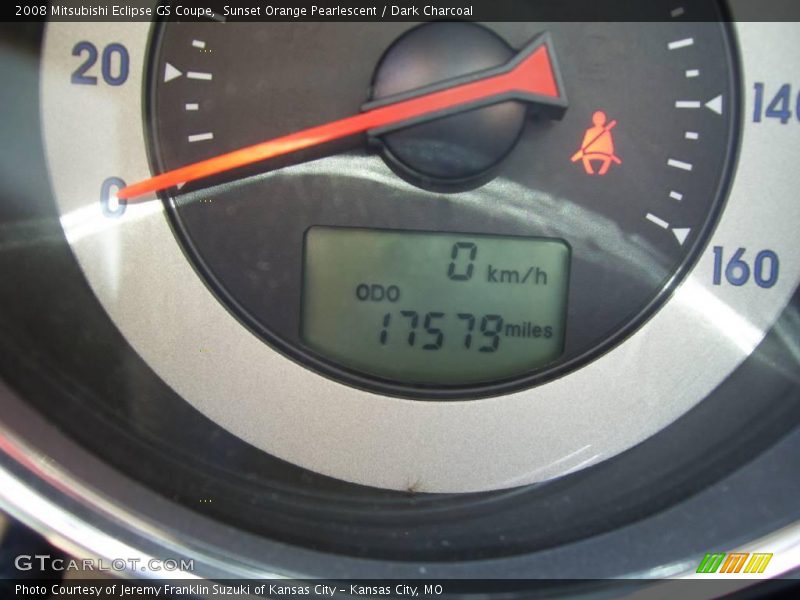 Sunset Orange Pearlescent / Dark Charcoal 2008 Mitsubishi Eclipse GS Coupe
