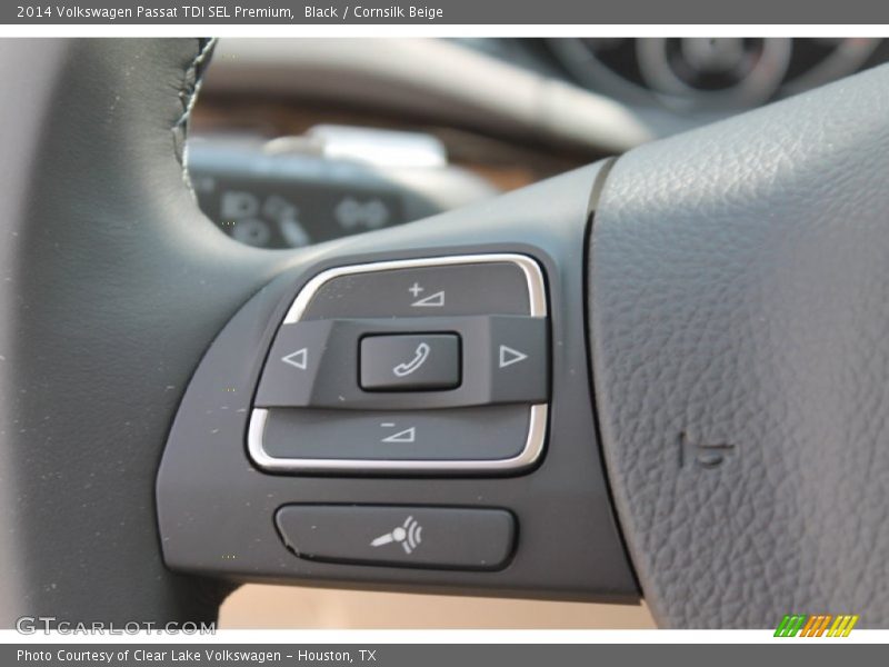 Black / Cornsilk Beige 2014 Volkswagen Passat TDI SEL Premium