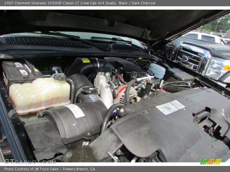 Black / Dark Charcoal 2007 Chevrolet Silverado 3500HD Classic LT Crew Cab 4x4 Dually
