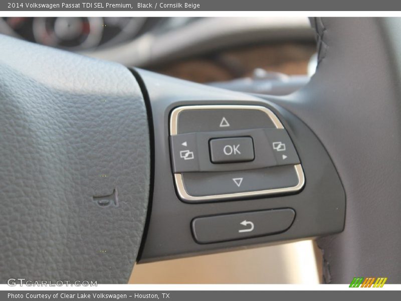 Black / Cornsilk Beige 2014 Volkswagen Passat TDI SEL Premium
