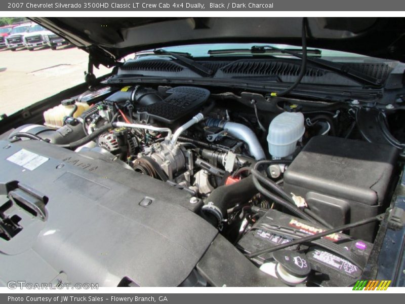 Black / Dark Charcoal 2007 Chevrolet Silverado 3500HD Classic LT Crew Cab 4x4 Dually