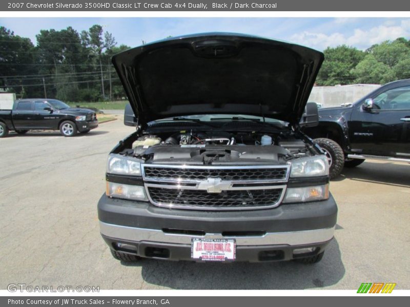 Black / Dark Charcoal 2007 Chevrolet Silverado 3500HD Classic LT Crew Cab 4x4 Dually