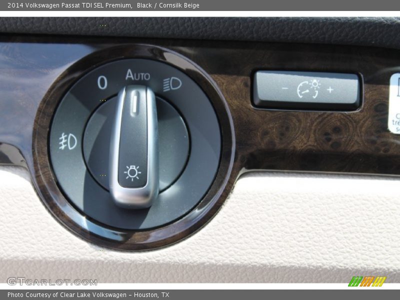 Black / Cornsilk Beige 2014 Volkswagen Passat TDI SEL Premium