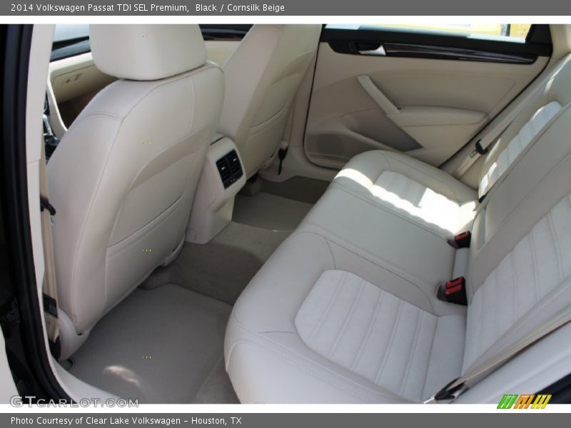 Black / Cornsilk Beige 2014 Volkswagen Passat TDI SEL Premium