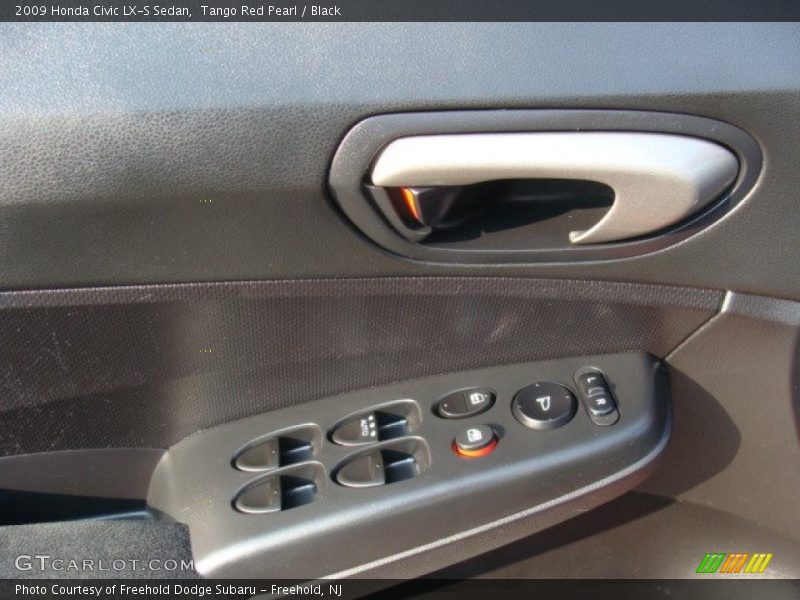 Tango Red Pearl / Black 2009 Honda Civic LX-S Sedan