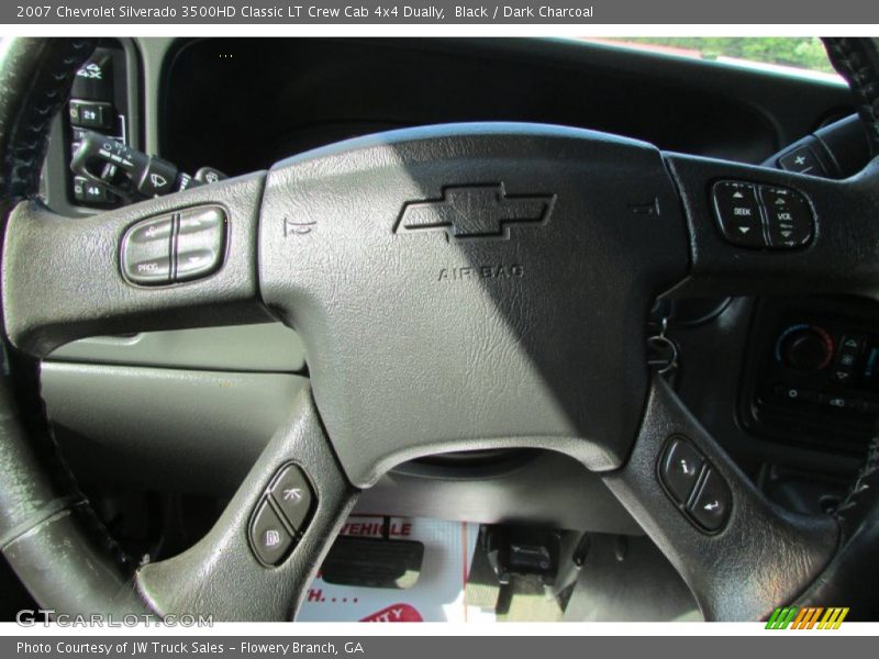 Black / Dark Charcoal 2007 Chevrolet Silverado 3500HD Classic LT Crew Cab 4x4 Dually