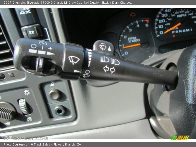 Black / Dark Charcoal 2007 Chevrolet Silverado 3500HD Classic LT Crew Cab 4x4 Dually