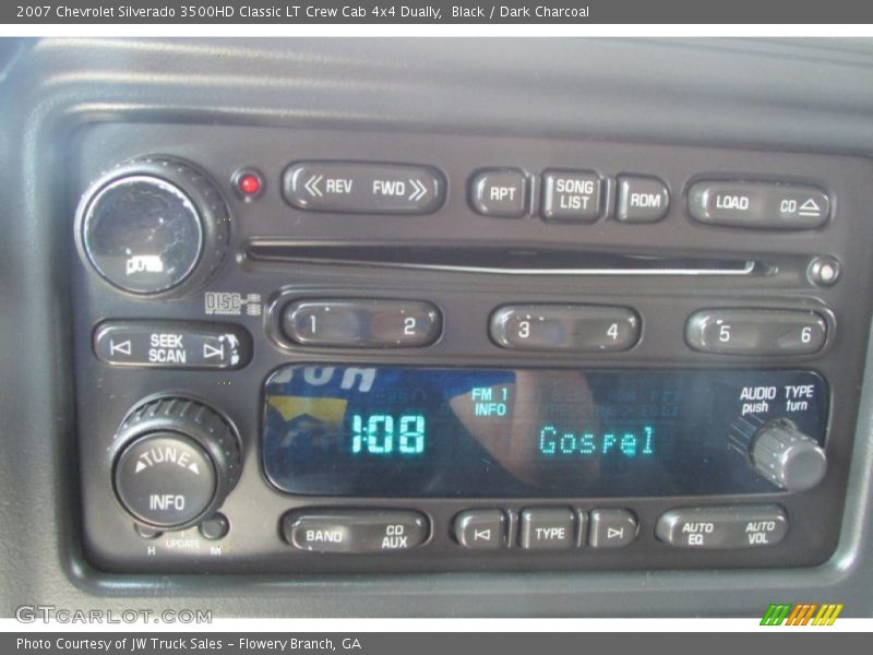 Black / Dark Charcoal 2007 Chevrolet Silverado 3500HD Classic LT Crew Cab 4x4 Dually