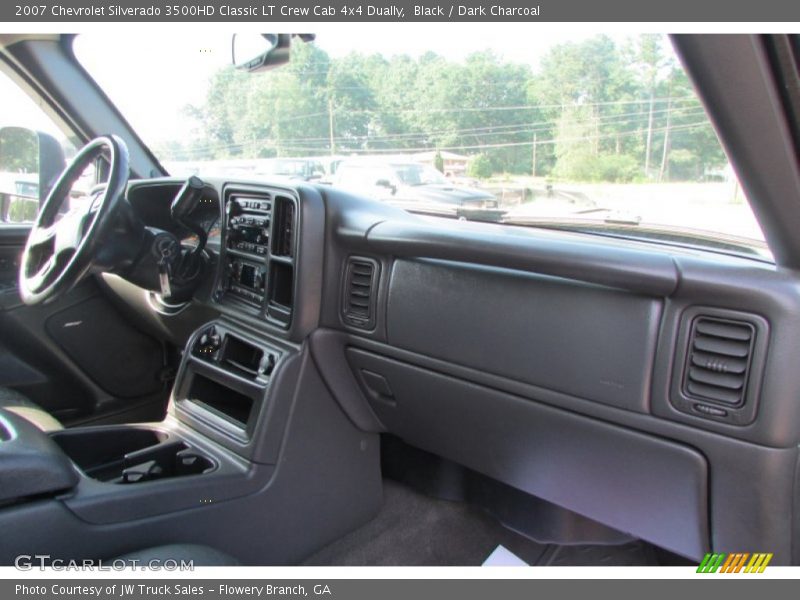 Black / Dark Charcoal 2007 Chevrolet Silverado 3500HD Classic LT Crew Cab 4x4 Dually
