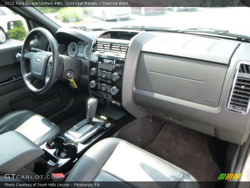 Gold Leaf Metallic / Charcoal Black 2012 Ford Escape Limited 4WD