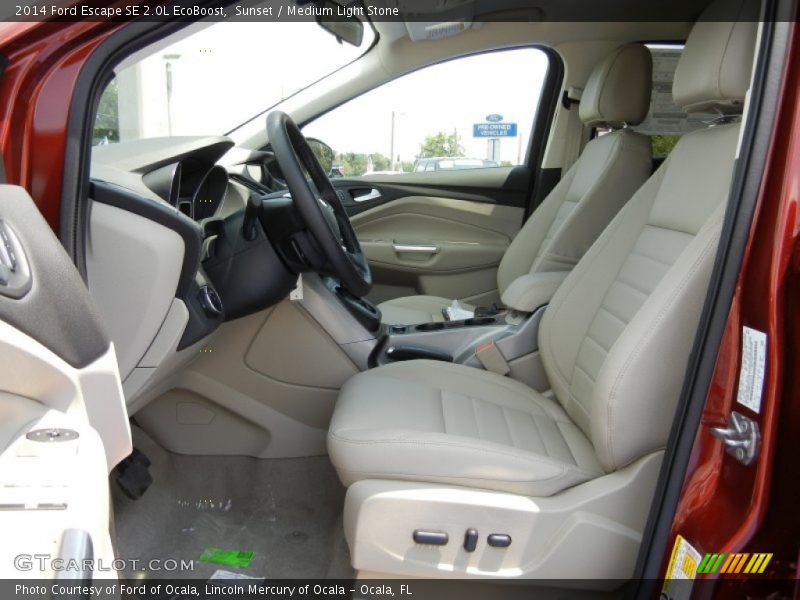 Sunset / Medium Light Stone 2014 Ford Escape SE 2.0L EcoBoost