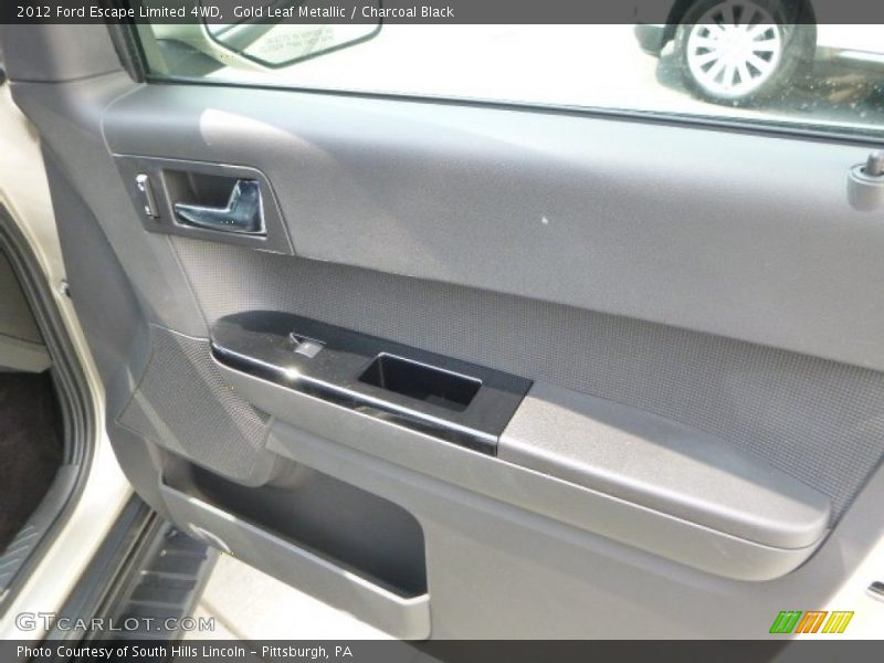 Gold Leaf Metallic / Charcoal Black 2012 Ford Escape Limited 4WD