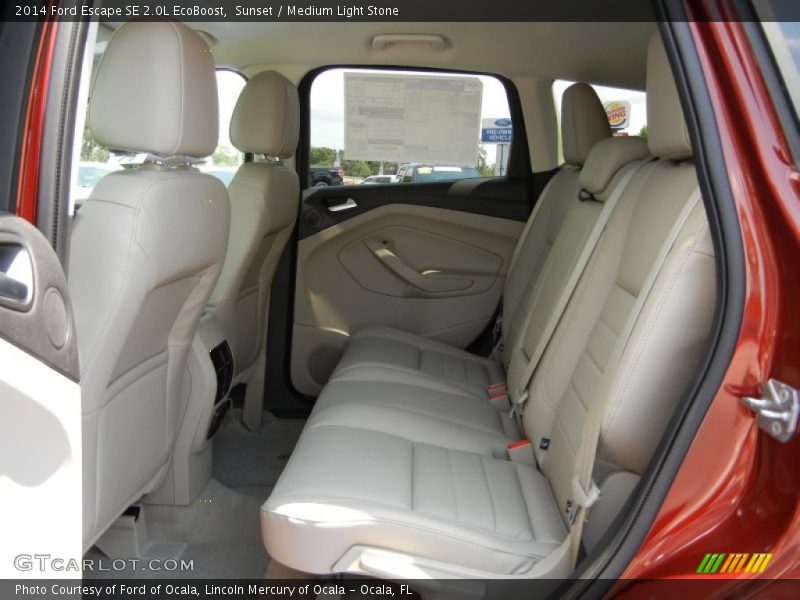 Sunset / Medium Light Stone 2014 Ford Escape SE 2.0L EcoBoost