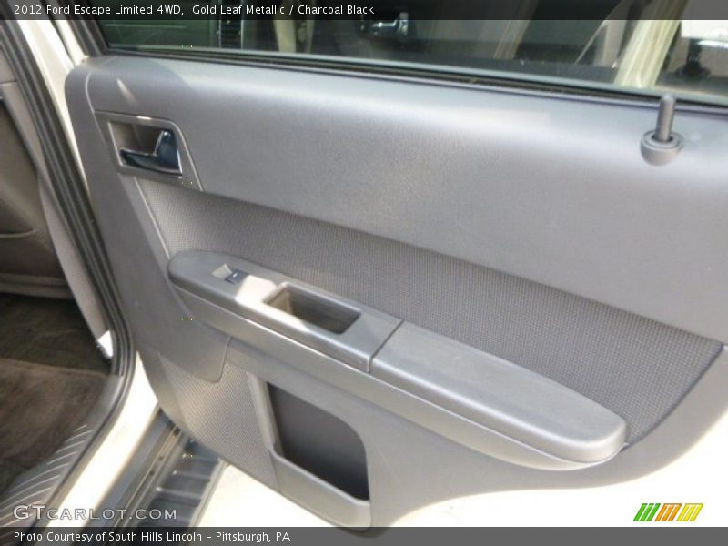 Gold Leaf Metallic / Charcoal Black 2012 Ford Escape Limited 4WD