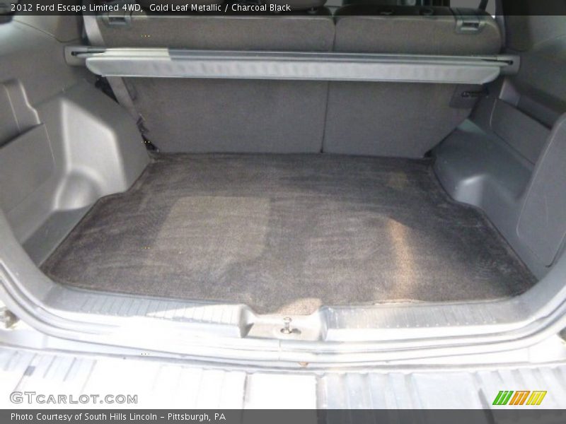 Gold Leaf Metallic / Charcoal Black 2012 Ford Escape Limited 4WD