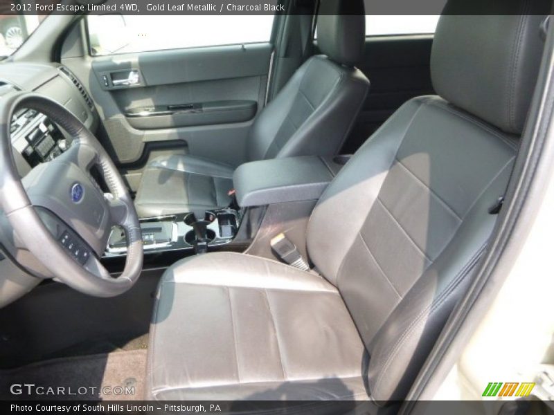 Gold Leaf Metallic / Charcoal Black 2012 Ford Escape Limited 4WD